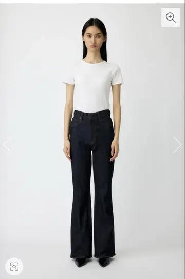 MOUSSY MVSFLARE 사이즈 24 플레어 데님