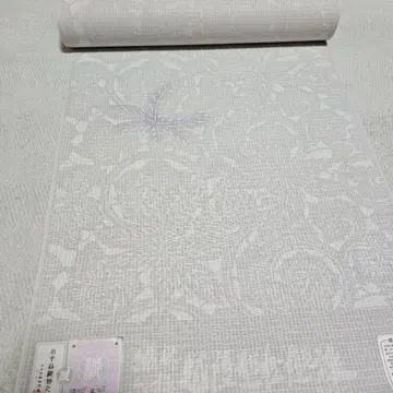 콘진 면린넨 기모노 홍매 보관품