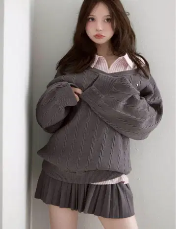 andmary Agatha 블라우스 세트 업