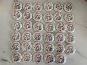 컬러풀 피치 카라피치 도누쿠 캔 배지 초기