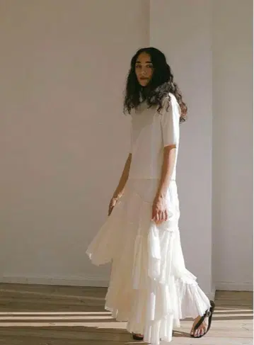카사플라인 롱 캉캉 스커트