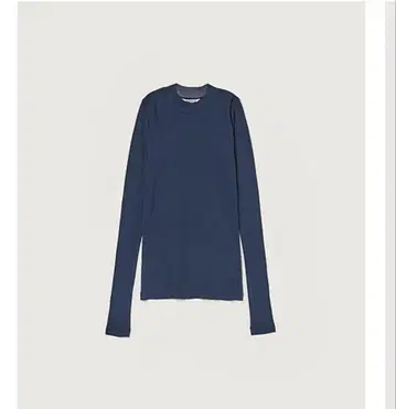 AURALEE HIGH GAUGE SHEER RIB L/S TEE
