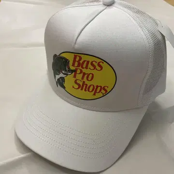 미사용 버스프로숍스 Bassproshops 캡 화이트