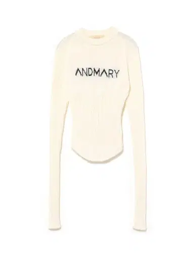 andmary Mary logo knit tops