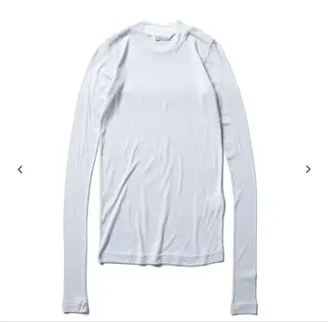 AURALEE HIGH GAUGE SHEER RIB L/S TEE