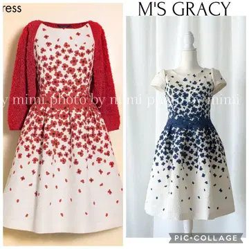 M'S GRACY*플라워 자카드 원피스
