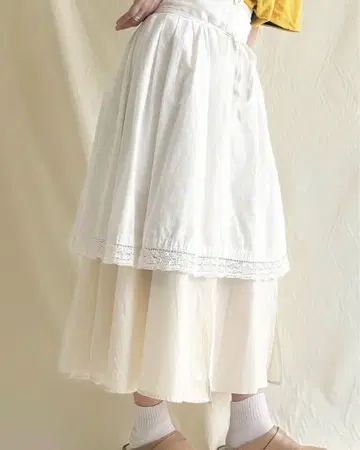 antique wrap skirt