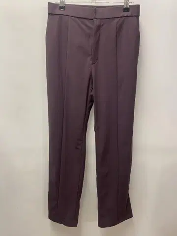 MK MICHEL KLEIN 하이 스트레치 슬림 팬츠 사이드 슬릿 38