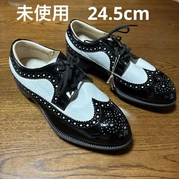 일본제 SPALDING 골프 스파이크 슈즈 24.5 미사용