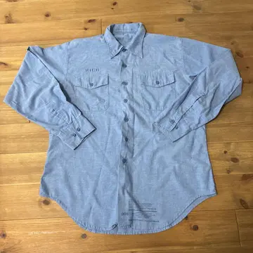 90s usnavy 샴브레이 셔츠