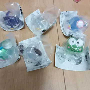 산리오 패션 반지 주얼 클리어 2 하피단부이 전 6종