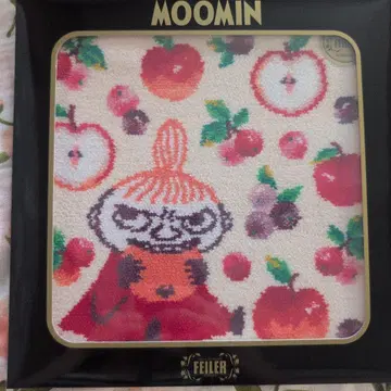 FEILER MOOMIN 리틀 미이 타월 손수건 (애플 체리)