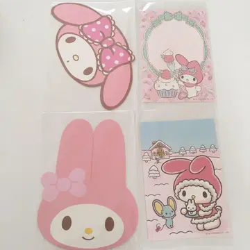 딸기신문 부록 엽서 마이멜로디 산리오