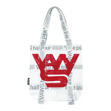 미개봉 새상품 VAUNDY VAWS 로고 토트 백 화이트