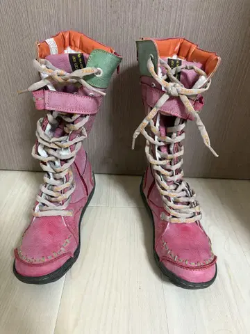귀여운 개성적인 부츠 안쪽 인조 모피