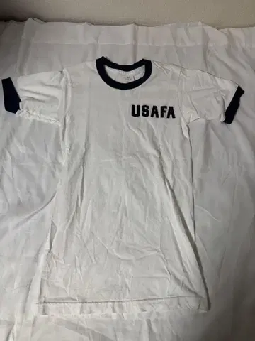 미군 실물 USAFA 링거 T셔츠 사이즈 S