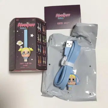 POPMART crybaby 파워 퍼프 버블스 케이블 Lightning