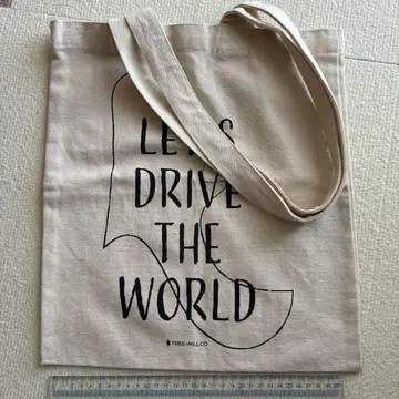 Let's Drive the World 에코백
