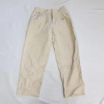 북유럽 생활 잡화점 코튼 린넨의 깔끔한 테이퍼드 팬츠