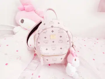 MCM 핑크 백팩 백팩