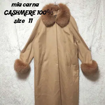 mia carna 미아카나 캐시미어 100% 롱 코트 고급 11호