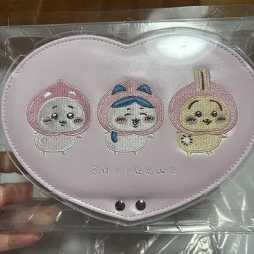 치이카와 (먼작귀) 피치 시리즈 하트형 패브릭 거울