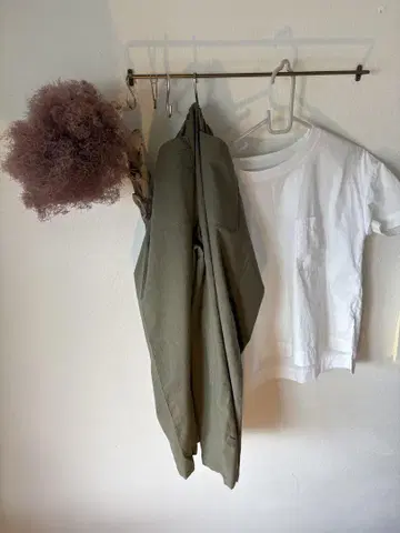 코튼 린넨 와이드 팬츠