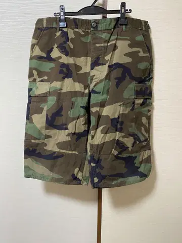 US ARMY 미군 판매 카모플라쥬 카고 하프 팬츠