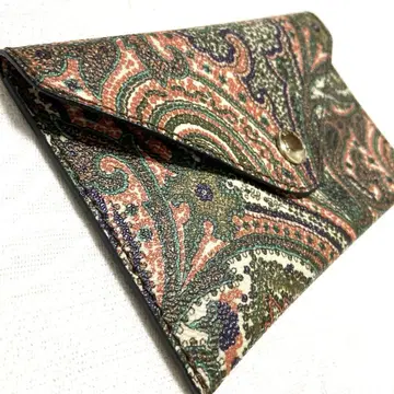 ETRO 에트로 페이즐리 무늬 카드 케이스