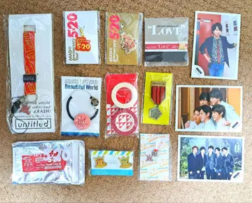 미개봉  ARASHI 회장 한정판 굿즈 + 공식 사진