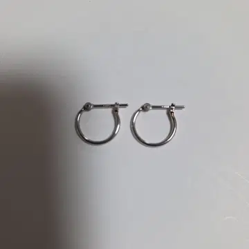 플라티나 900 후프 귀걸이 10mm