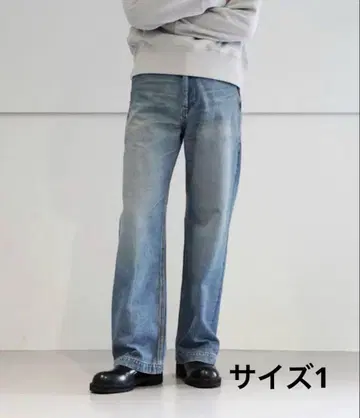 KAIKO 데님 루즈 핏 사이즈 1