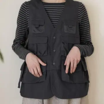 niko and 니코앤드 낚시 포켓 베스트 그레이 F 사이즈