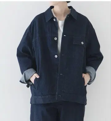 네스트로브 [ UpcycleLino ] BASIC 9.5oz 데님 자켓