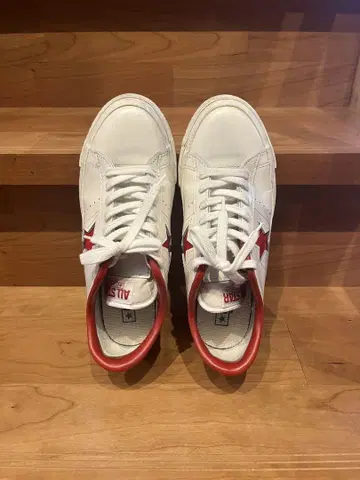 [새상품급] 일본산 컨버스 와니스 타 J 스니커즈 여성용 24.5cm