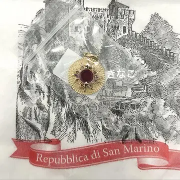 만박 산마리노 펜던트 탑 MARLU 목걸이 참 새상품