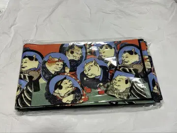 고후쿠야산도닷컴 우키요에 고양이 반폭 오비