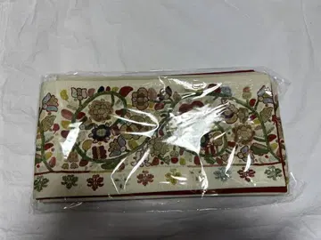 고후쿠야산닷컴 꽃무늬 반폭 오비 미사용 새상품
