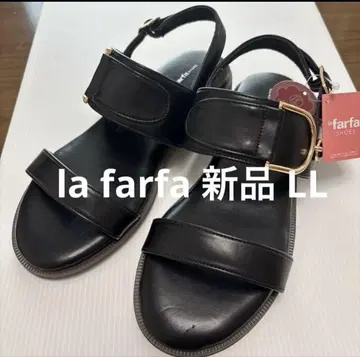 la farfa 블랙 LL 샌들 새상품