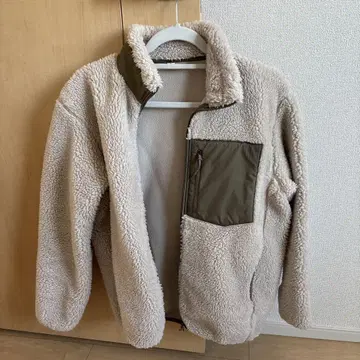 UNIQLO 플리스 자켓 베이지