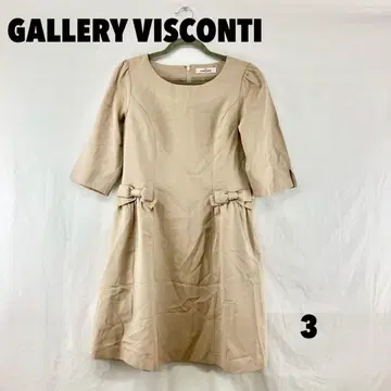 W0336S GALLERY VISCONTI 무릎 기장 원피스