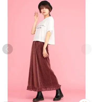 jouetie 라메 스커트