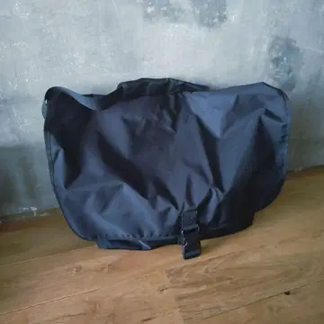 PACKING 포장 블랙 나일론 메신저 백 숄더백