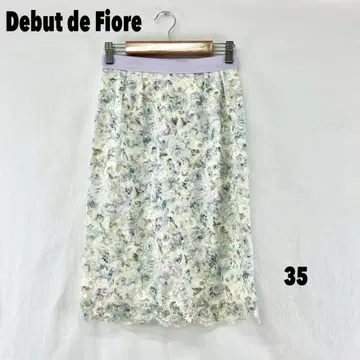 W0336T Debut de Fiore 미디 스커트