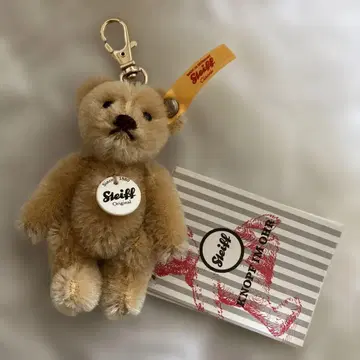 새상품급 슈타이프 Steiff 테디베어 키링 미니 테디 키링