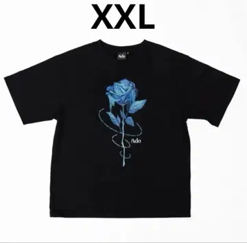 Ado 팝업 스토어 블루 로즈 T셔츠 XXL