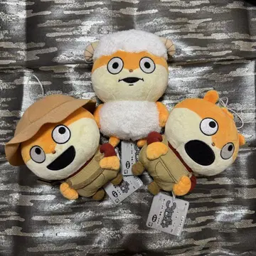 니시무라 유우지 작품 목장 꼬마 쥐 봉제 인형 3종 세트