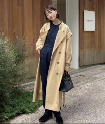 CLANE 2WAY SQUARE SLEEVE TRENCH COAT