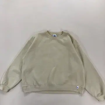 [레어] 90s 러셀 애슬레틱 크림 짧은 기장 맨투맨