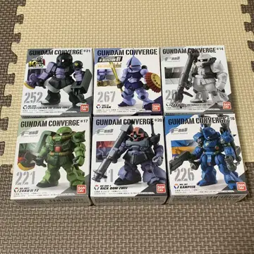 GUNDAM CONVERGE 피규어 6체 세트